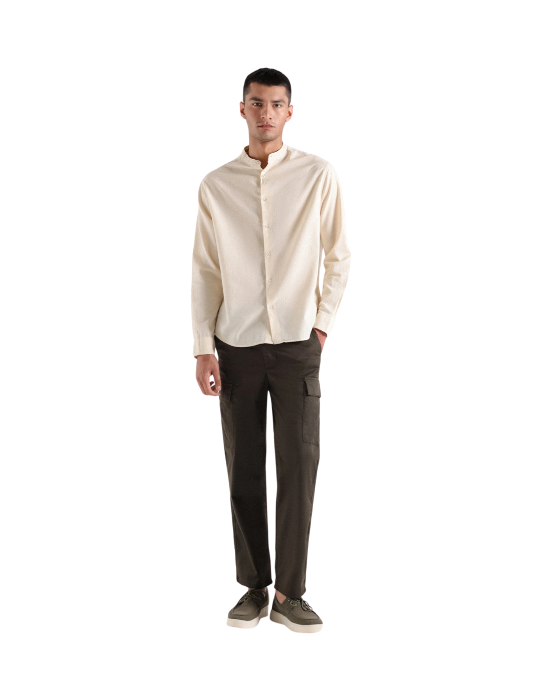 Mandarin Collar Shirt